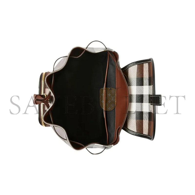 Bv*b*rry plaid backpack 80696641 (37*24*13cm)